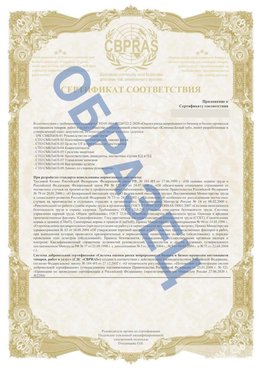 Образец Приложение к СТО 01.064.00220722.2-2020 Электрогорск Сертификат СТО 01.064.00220722.2-2020 
